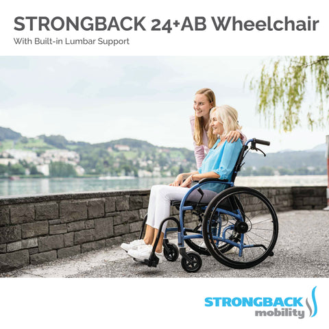 STRONGBACK Comfort : 24+AB Wheelchair