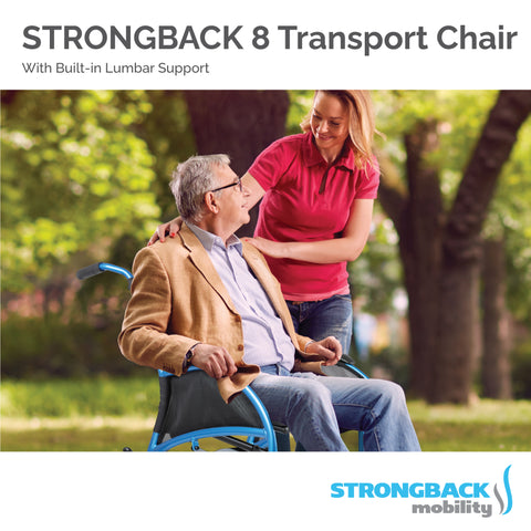 STRONGBACK Excursion : 8 Transport Wheelchair