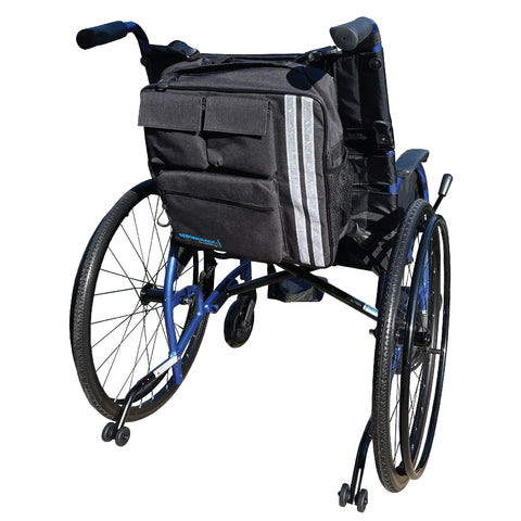 Dotday Wheelchair Backpack, Wheelchair Basket for Back, Wheelchair Bag Wheelchair Accessories Storage for Wheelchair Users, Wheelchair Bags to Hang on